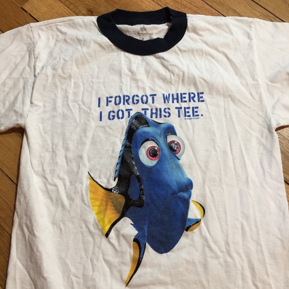 Disney Parks Ringer T-Shirt DORY Finding Nemo